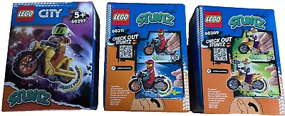 Buy Lego City Stuntz 3 Pack, 60297, 60309,60311 BNIB Bargain! CHEAPEST ON EBAY! • 12£