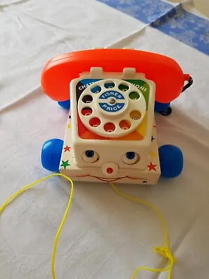 Buy 1970's Fisher Price Pull Along Chatter Telephone. • 15£