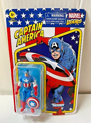 Buy Marvel Legends Retro Recollect 3.75  Captain America Action Figure Kenner - New • 13.95£