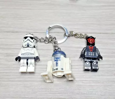 Buy Lego Star Wars Stormtrooper, Darth Maul And R2 D2 Minifigure Keyring • 17.99£