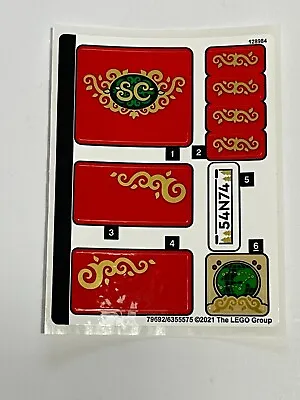 Buy Lego Stickers Sticker Sheet 40499 Santa's Sleigh (79692/6355575) Christmas Xmas • 6.73£