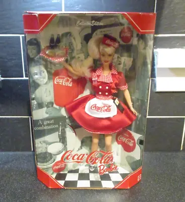 Buy Mattel Coca Cola Blonde Hair Waitress Collector Edition Barbie Doll - Read Desc • 59.95£