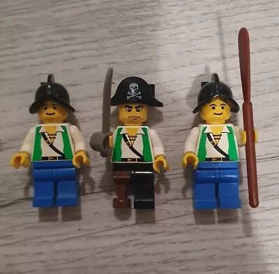 Buy Vintage LEGO Pirates Green Vests Job Lot Rare • 12.80£