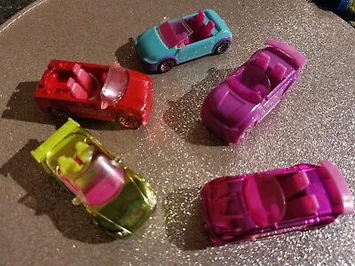 Buy Mattel 2006/2007 Set Of 5 Polly Pocket Toy Cars Loose Collectable Rare • 12£