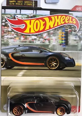 Buy Hot Wheels Quarter Mile Bugatti Veyron Rare 5 Of 5 Black 1:75 New Boxed Pristine • 12.95£