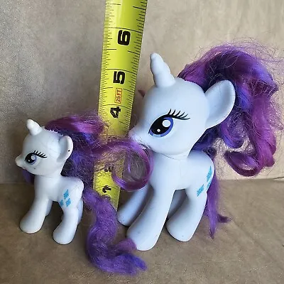 Buy 2 My Little Pony Lot 6  Rarity Figurine Toys 2010 Mother Daughter Dragon Hasbro • 9.44£