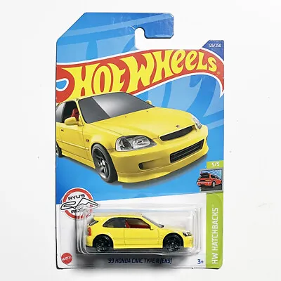 Buy Hot Wheels 2022 99 Honda Civic Type R [EK9] (Yellow) HW Hatchbacks • 10.39£
