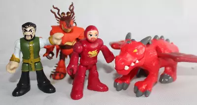 Buy Imaginext Medieval Dragon & 3 Figures -  Fisher Price - Action Figures • 9£