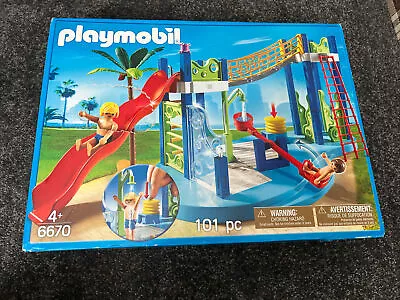Buy Playmobil Summer Fun Water Park Play Area - 6670 - See Description • 40£