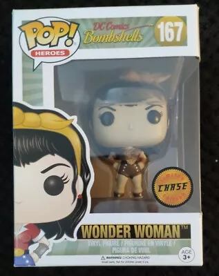 Buy Funko Pop 167 - Wonder Woman - Limited Edition Chase - DC Bombshells • 12.99£