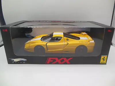 Buy HotWheels Elite L7123 Ferrari FXX In Yellow 1:18 Scale Limited Edition MIB • 97.50£
