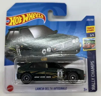 Buy Hot Wheels Lancia Delta Integrale Green Rally Champs Number 210 New And Unopened • 23.99£