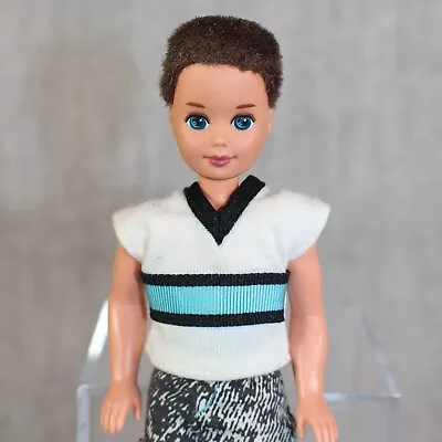 Buy BARBIE TODD MATTEL Vintage Doll 1990s Young Boy Flocked Hair Original Outfit • 35.80£