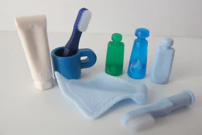 Buy Playmobil Dollshouse/Hotel Bathroom Toiletries: Toothbrushes, Paste, Bottles NEW • 4.29£