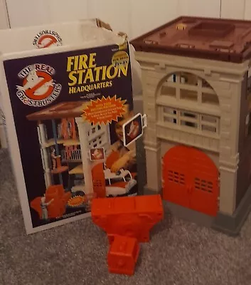 Buy Vintage Original 1987 Kenner The Real Ghostbusters Fire Station HQ With Box • 150£