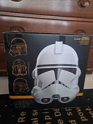 Buy Official Star Wars Black Series Phase 2 Clone Trooper Electronic Helmet • 110£