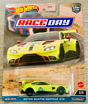 Buy Hot Wheels Aston Martin Vantage GTE 1:64 Car Race Day HKC60 2/5 • 12.99£