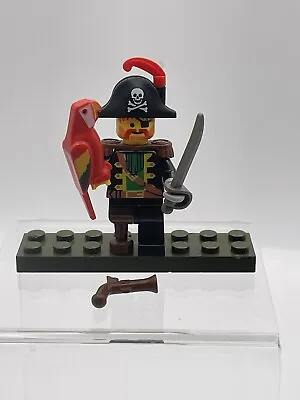 Buy Captain RedBeard Red Beard Parrot Pirate 6285 LEGO® Minifigure Mini Figure Fig • 32.21£
