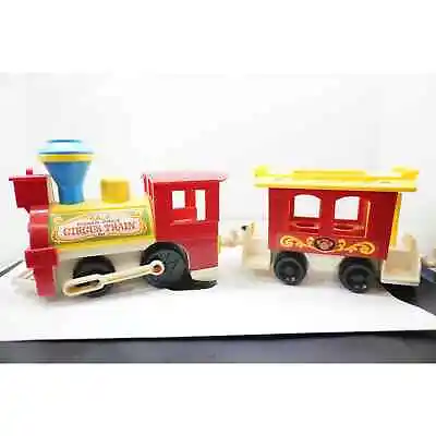 Buy Fisher Price Little People Circus Train #991 -2 Piece- With Caboose Car VINTAGE • 11.57£