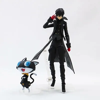 Buy Persona 5 Figma 363 Shujinkou And Morgan Joker PVC Doll Toy Model Figurines • 28.70£
