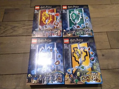 Buy Lego Harry Potter House Banners 76409 76410 76411 76412 Complete Set SEALED NEW • 10£