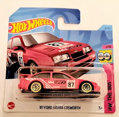Buy Hot Wheels '87 Ford Sierra Cosworth (2023 Release) Red, Short Card • 4.35£