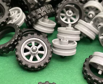 Buy LEGO Motor Bike Wheels & Grip Tyres, Moto Cross, No. 50861, 50862 / 8 Wheels • 6.49£