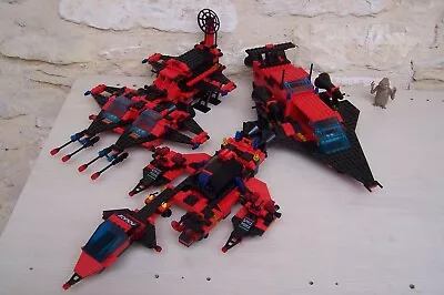 Buy Lego Space X3 Legoland 6980 & 928 & 6954 Blacktron Black Red - Spyrius - • 154.45£