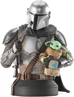 Buy Diamond Select - Star Wars The Mandalorian With Grogu 16 Scale Px Bust • 150.49£