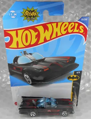 Buy Hot Wheels TV Series Batmobile (red Flashes) Sealed On Long Card #131/2022 • 4£