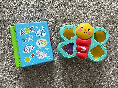 Buy Fisher Price Learning Toys Bundle - Fisher Price Learn 1 2 3 & Shape Sorter • 8.99£