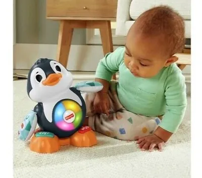 Buy Fisher-Price Linkimals Cool Beats Penguin With Lights Teaches Alphabet Numbers • 24.99£