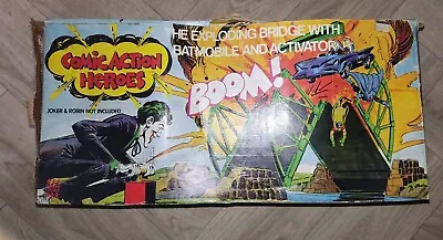 Buy VINTAGE MEGO COMIC ACTION HEROES BATMAN EXPLODING BRIDGE PLAYSET 1976 Missing Pc • 105£