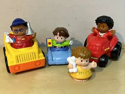Buy Fisher Price Little People Vehicles With Figures - 3 Cars / 4 Figures • 9.80£