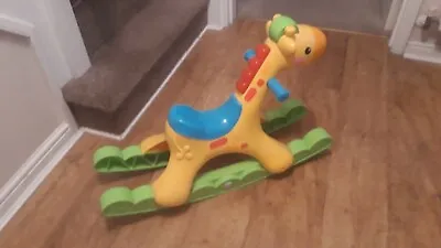 Buy Fisher Price Rocking Tunes Giraffe Baby/Toddler Rocking Horse • 10£