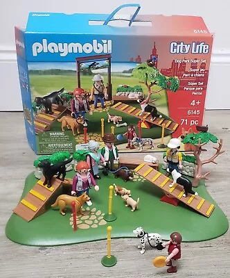 Buy Playmobil City Life Dog Training/Park Super Set 6145 • 15£