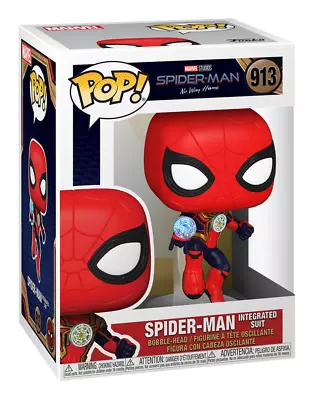 Buy Funko Pop Marvel | Spiderman No Way Home | Spider-Man (Integrated Suit) #913 • 17.99£