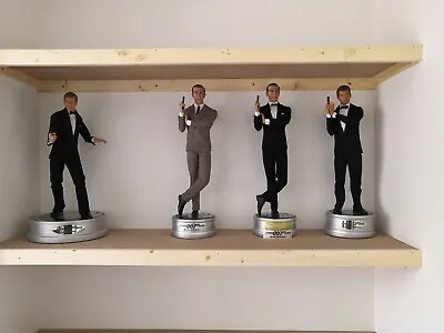 Buy 4 X 1/4 Scale Sideshow Bond Statues. Very Rare. With Boxes. • 3,450£