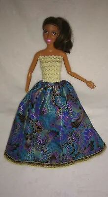 Buy Barbie Steffi Dolls Dress Glitter Clothing Princess Wedding Dress Ball Gown 03 • 10.40£