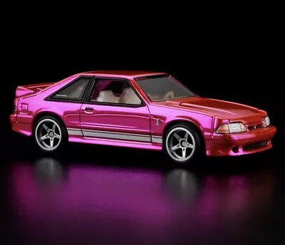 Buy Hot Wheels RLC Exclusive Pink Edition 1993 Ford Mustang Cobra R  *PRE ORDER* • 55£