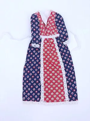 Buy Barbie Best Buy #9164 Dress Red Blue Dress Vintage Mattel 1975 Clothing • 18.02£
