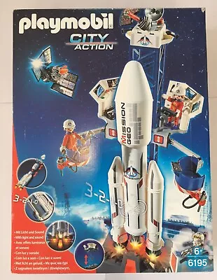 Buy Playmobil City Action Space Rocket With Launch Site 6195 With Box & Instructions • 29.99£