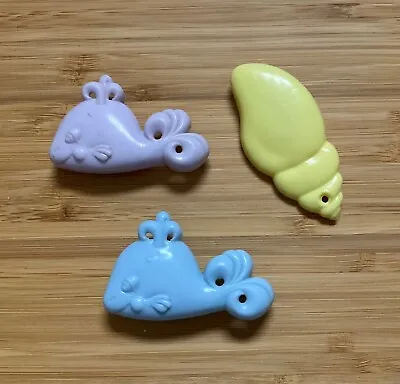 Buy My Little Pony G1 Seapony Brushes Accessory Lot Whale Shell Vintage MLP Hasbro • 12£