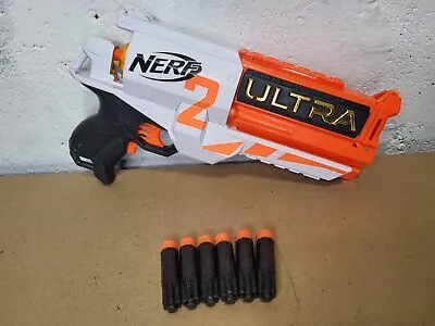 Buy Nerf Ultra 2 Motorised Blaster Auto Gun Revolver Pistol + Bullets  • 12.99£
