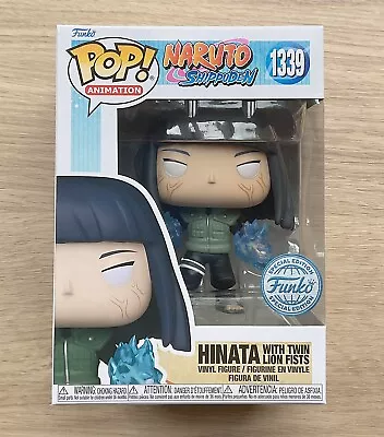 Buy Funko Pop Naruto Shippuden Hinata With Twin Lion Fists #1339 + Free Protector • 19.99£