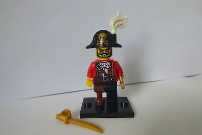 Buy Lego Minifigures Series 8 - Pirate Captain COL127 New • 7.99£