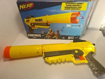 Buy NERF E6717EU4 Fortnite SP-L Blaster Detachable Barrel Toy Gun  • 11.99£