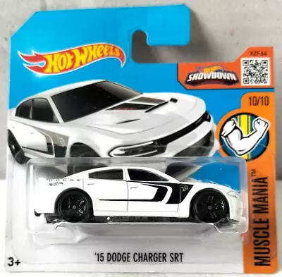 Buy Hot Wheels '15 Dodge Charger SRT - 2016 New Models - Muscle Mania - 130/250 • 4.99£