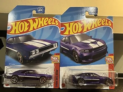 Buy Hot Wheels '69 Dodge Charger 500. New Collectible Then And Now.old And New 🔥x2 • 9.99£