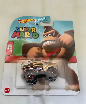 Buy Hot Wheels - Super Mario Character Cars - Donkey Kong - FLJ16 - Combined Postage • 5£